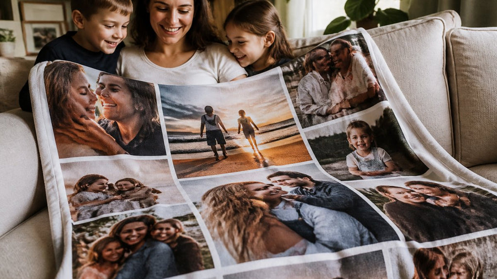 Personalized Photo Blanket for Mom: 7 Cozy Keepsakes
